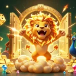 Experience high-stakes excitement with SC88 in this vibrant casino-themed scene filled with gold and gems.