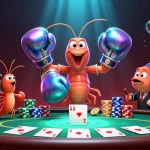 Engage in thrilling gambling action at f168 with vibrant poker gameplay and animated characters.