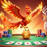 Experience gojekpot excitement with this vibrant casino-themed illustration full of energy.