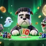 Experience thrilling gaming at xx88 with cartoon characters in a vibrant casino scene.
