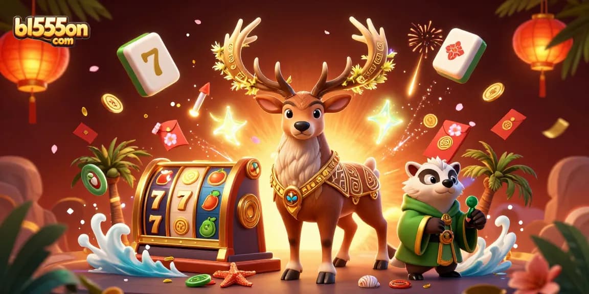 Experience the vibrant gaming world at bl555on com with captivating 3D characters and slot elements.