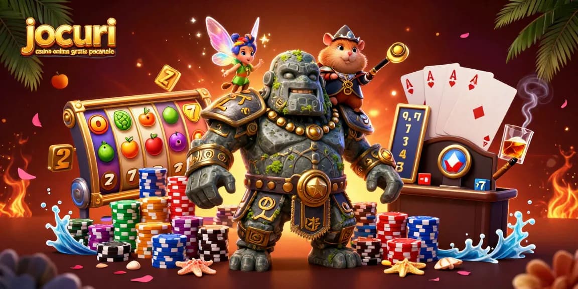 Joacă jocuri casino online gratis păcănele într-un univers magic plin de aventuri!