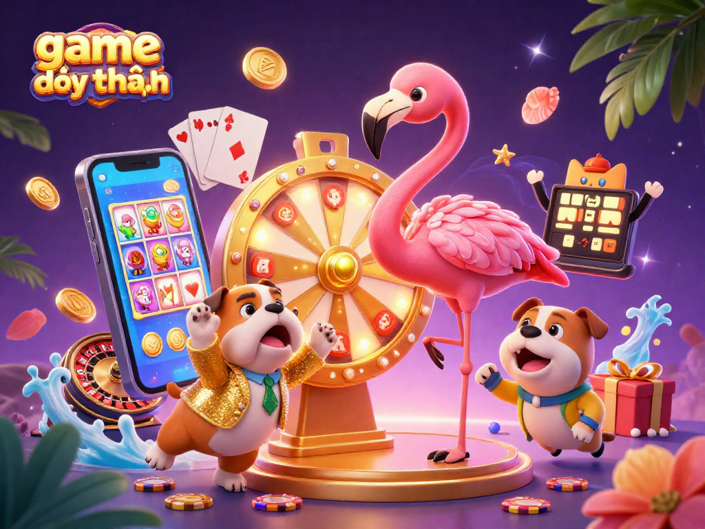 Engaging scene of game đổi thưởng promotions with vibrant characters and dynamic gaming elements.