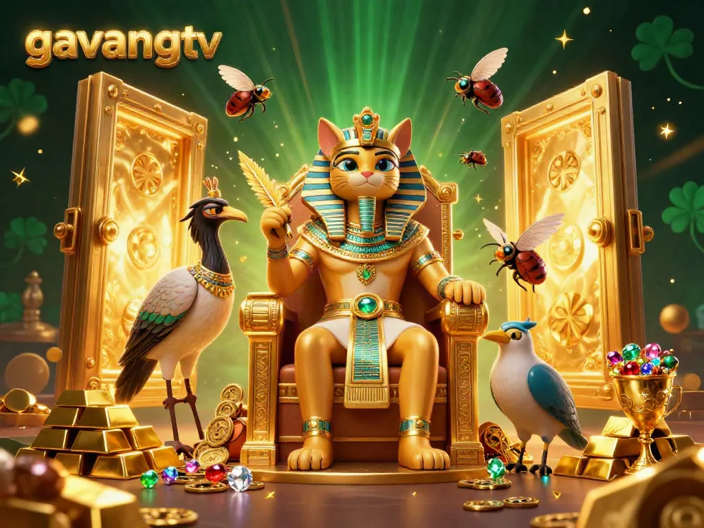 Experience thrilling wins with gavangtv through an ultra-detailed 3D casino scene featuring luxury and excitement.