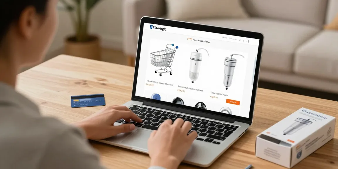 Filterlogic FF27 Faucet Filter on an e-commerce platform, best deals for online shoppers.