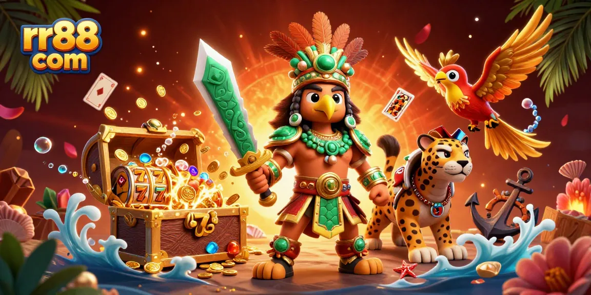 Experience excitement at rr88 com with vibrant characters and dynamic casino elements in action.