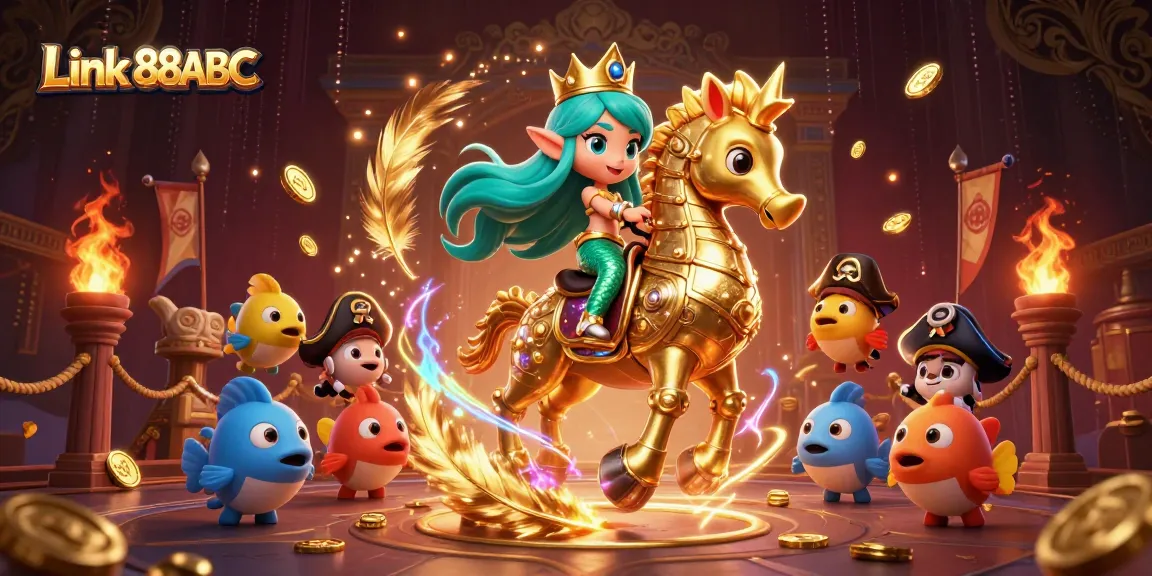 Experience thrilling wins at Link 88ABC with vibrant casino characters and game elements.