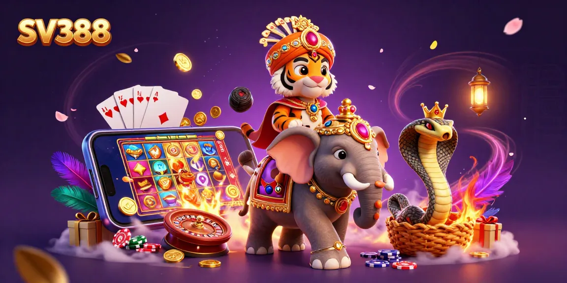 Experience thrilling SV388 cockfighting action with vibrant characters and dynamic gaming elements.