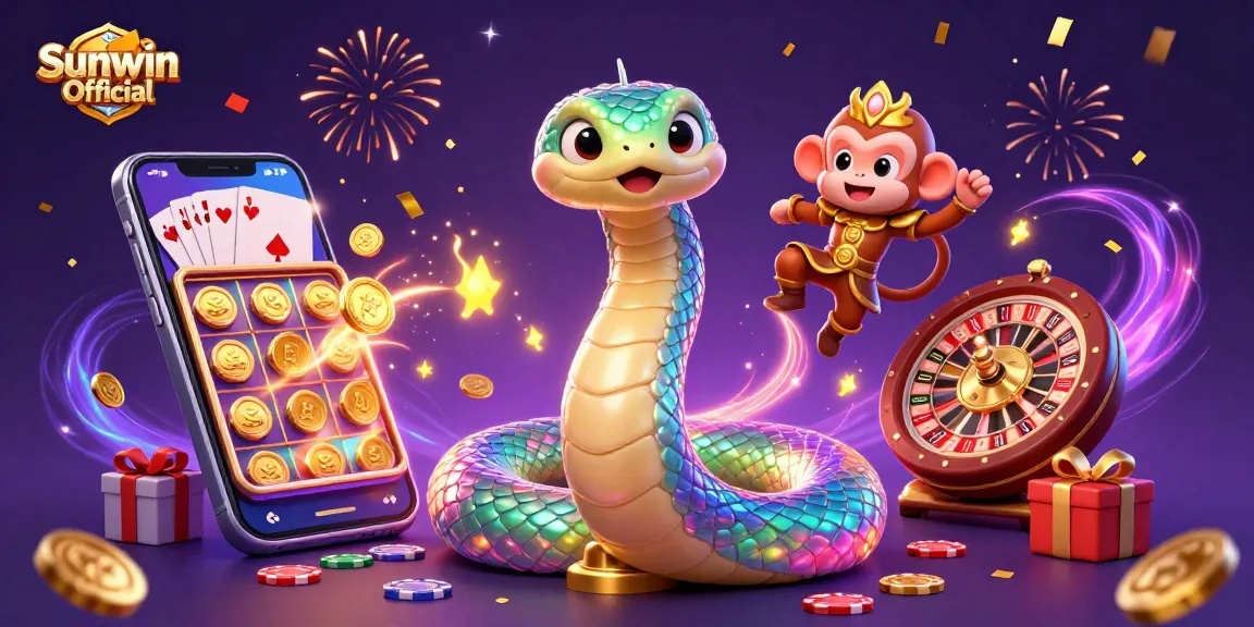Engage with the Sunwin Official gaming universe featuring vibrant characters and slot game dynamics.