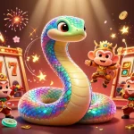 Experience the thrilling action of lu88 with vibrant casino elements and characters in a magical scene.