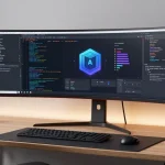 mb668u innovative software development workspace showcasing cloud computing and AI technology.